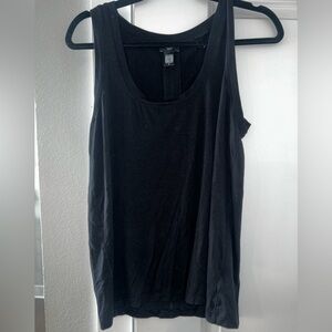 Express relaxed black tank top